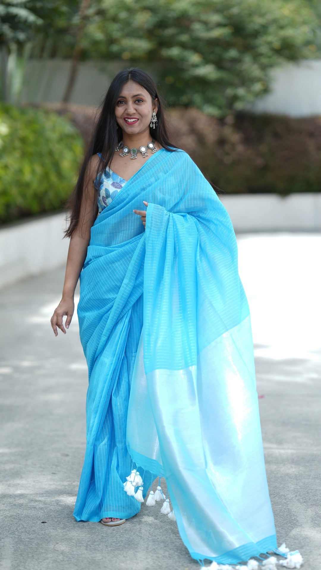 Aasmani Spark (Saree)