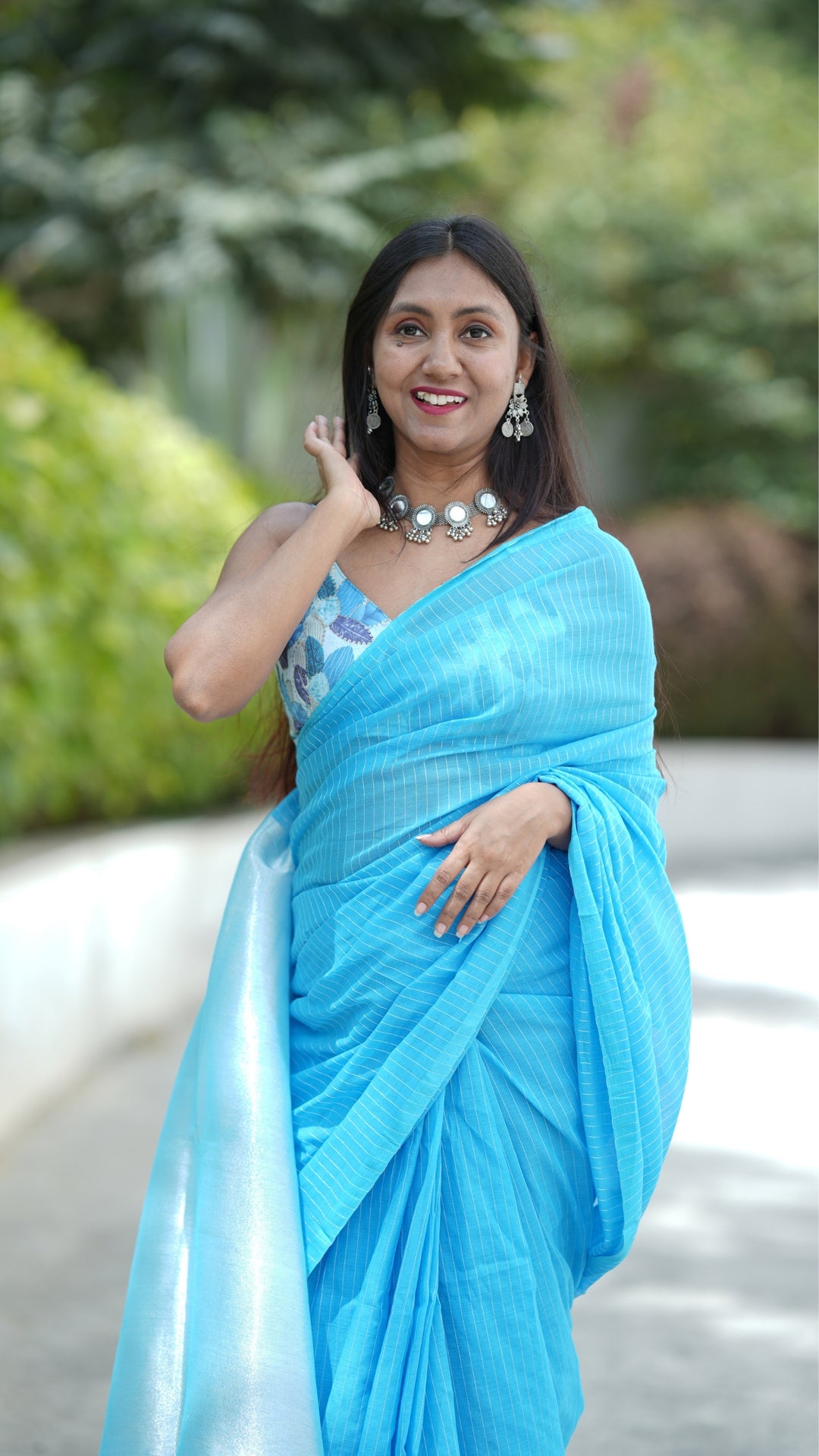 Aasmani Spark (Saree)