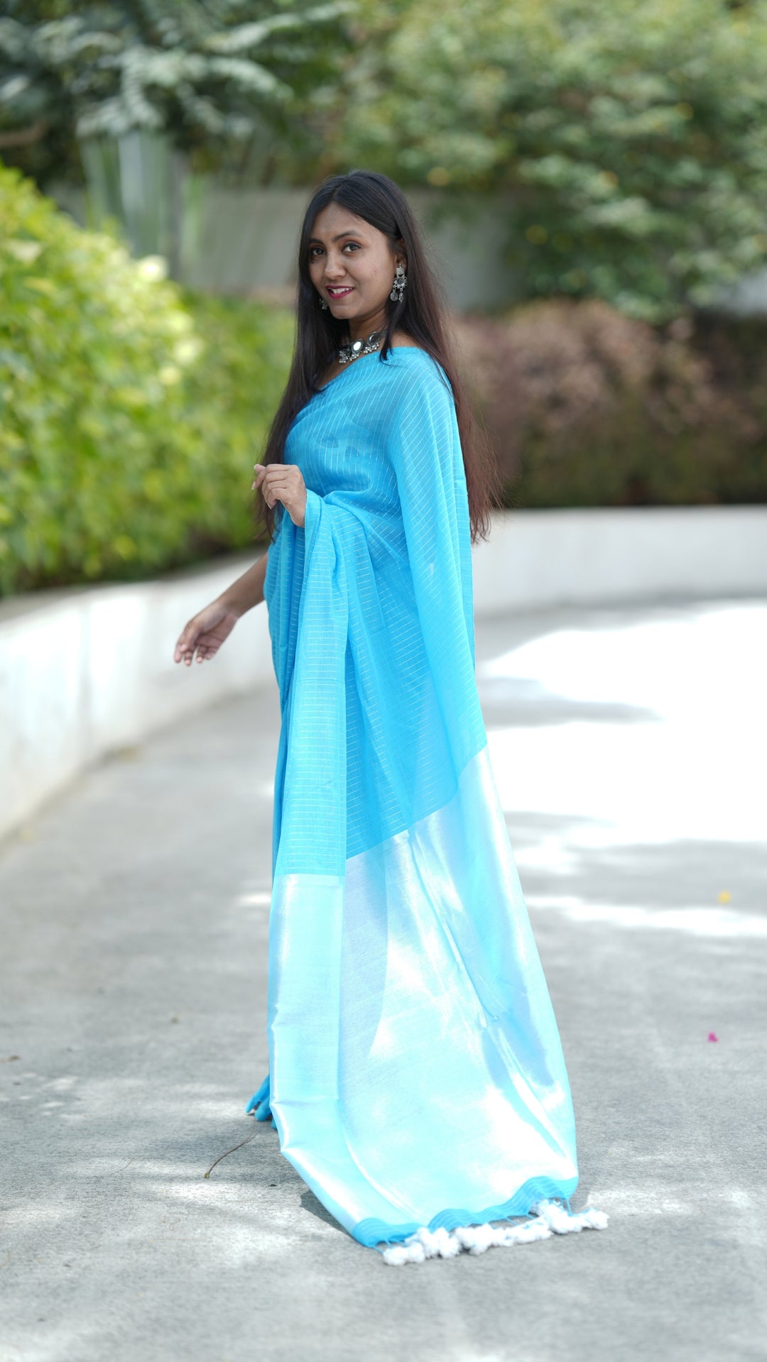 Aasmani Spark (Saree)