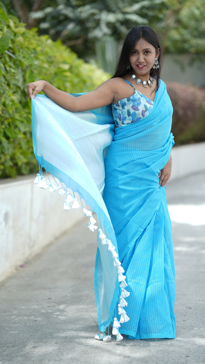 Aasmani Spark (Saree)