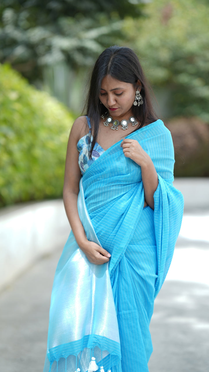 Aasmani Spark (Saree)
