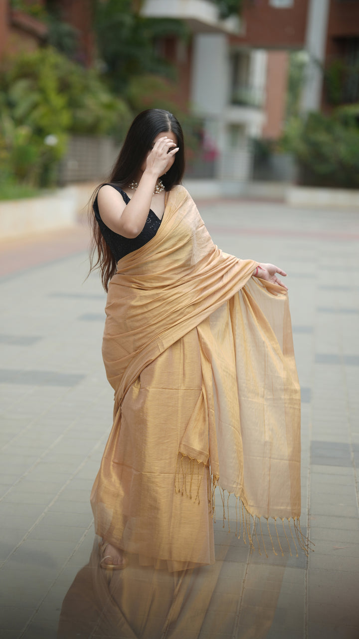 Badami Sona Tissue (Saree)