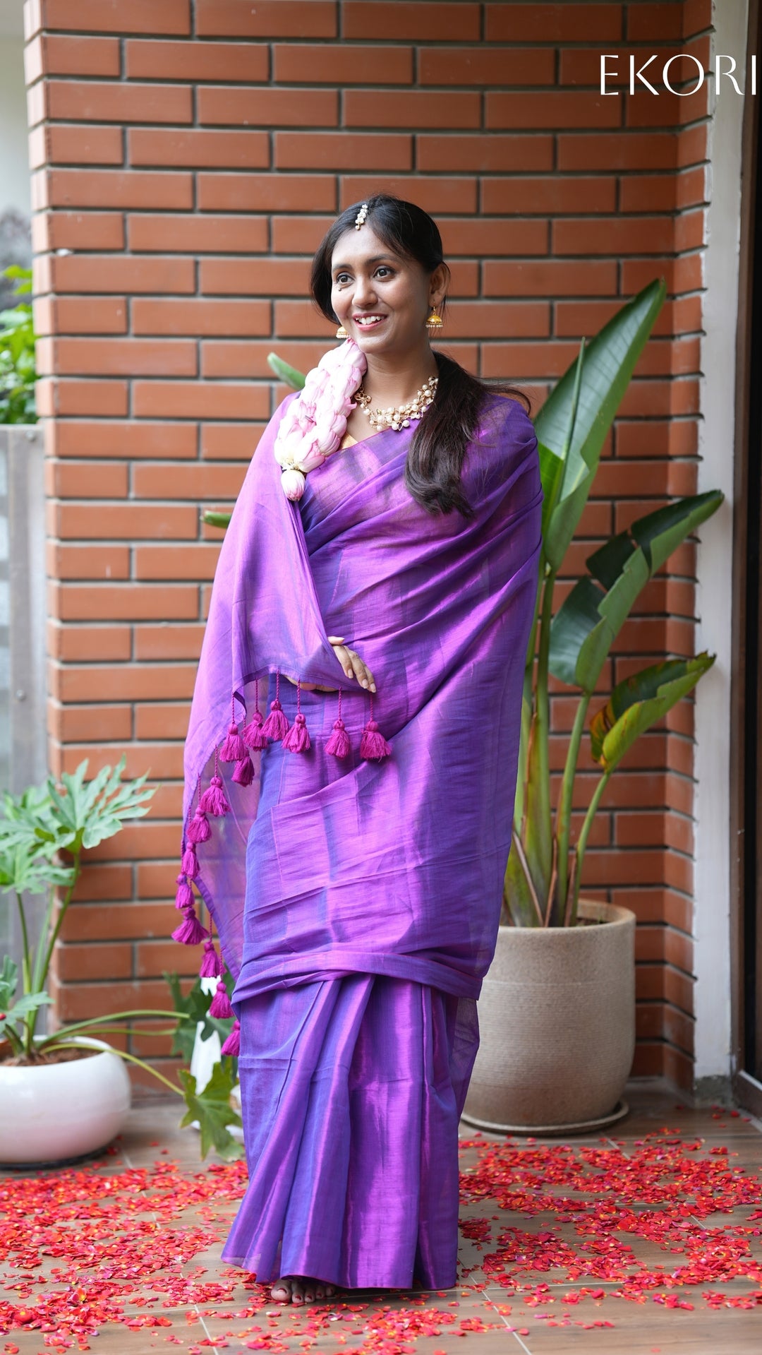 Baingani Noor Tissue (Saree)
