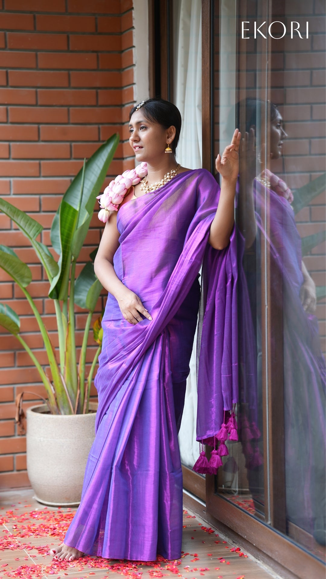 Baingani Noor Tissue (Saree)