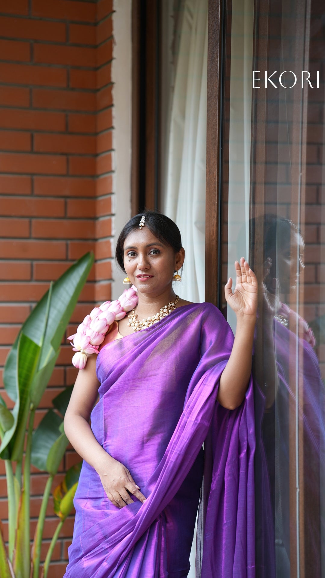 Baingani Noor Tissue (Saree)