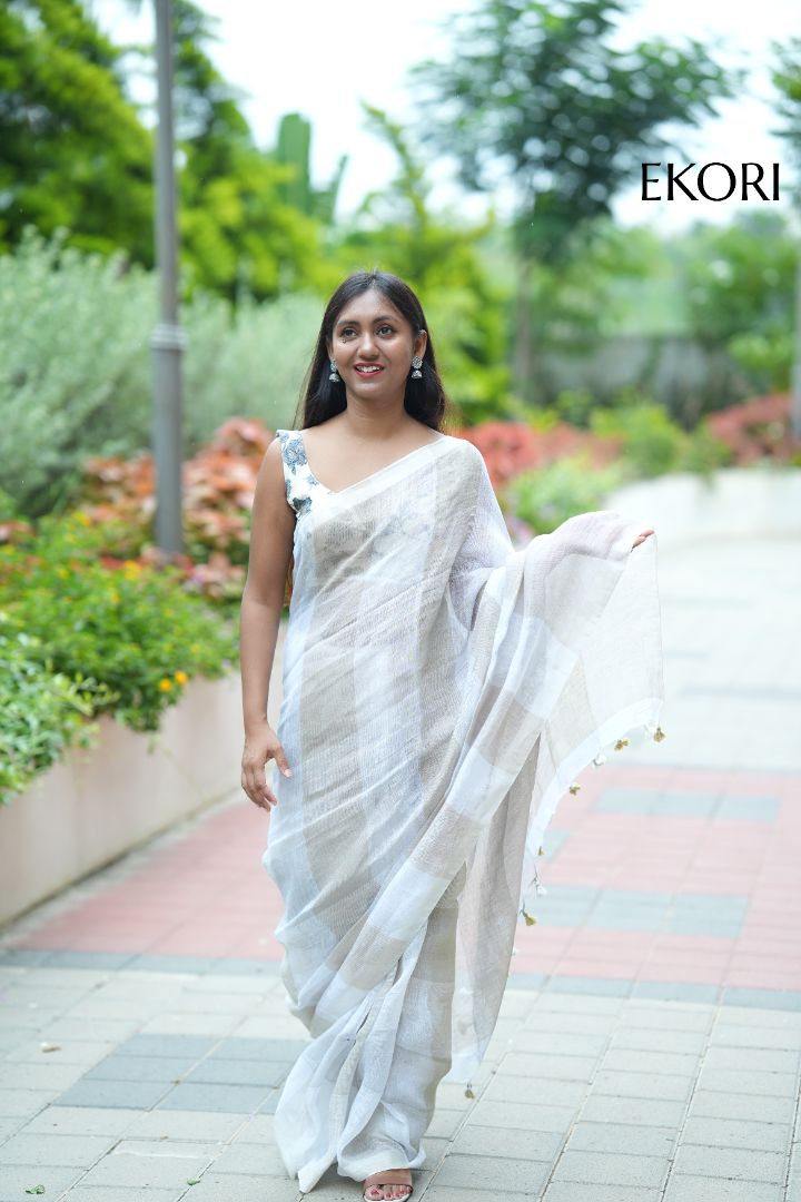 Abha Linen (Saree)