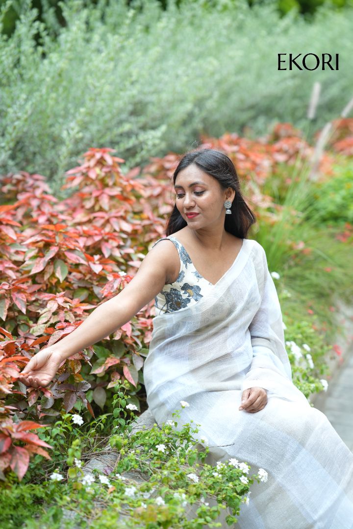 Abha Linen (Saree)