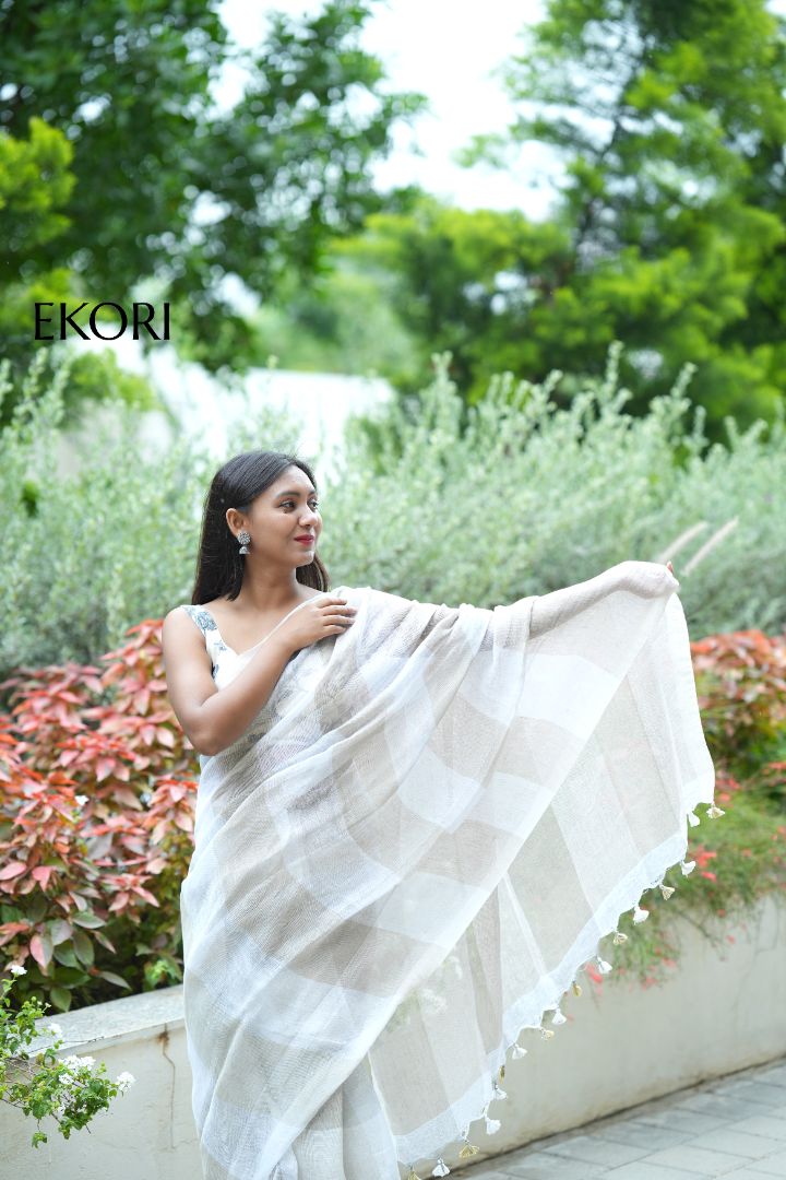 Abha Linen (Saree)