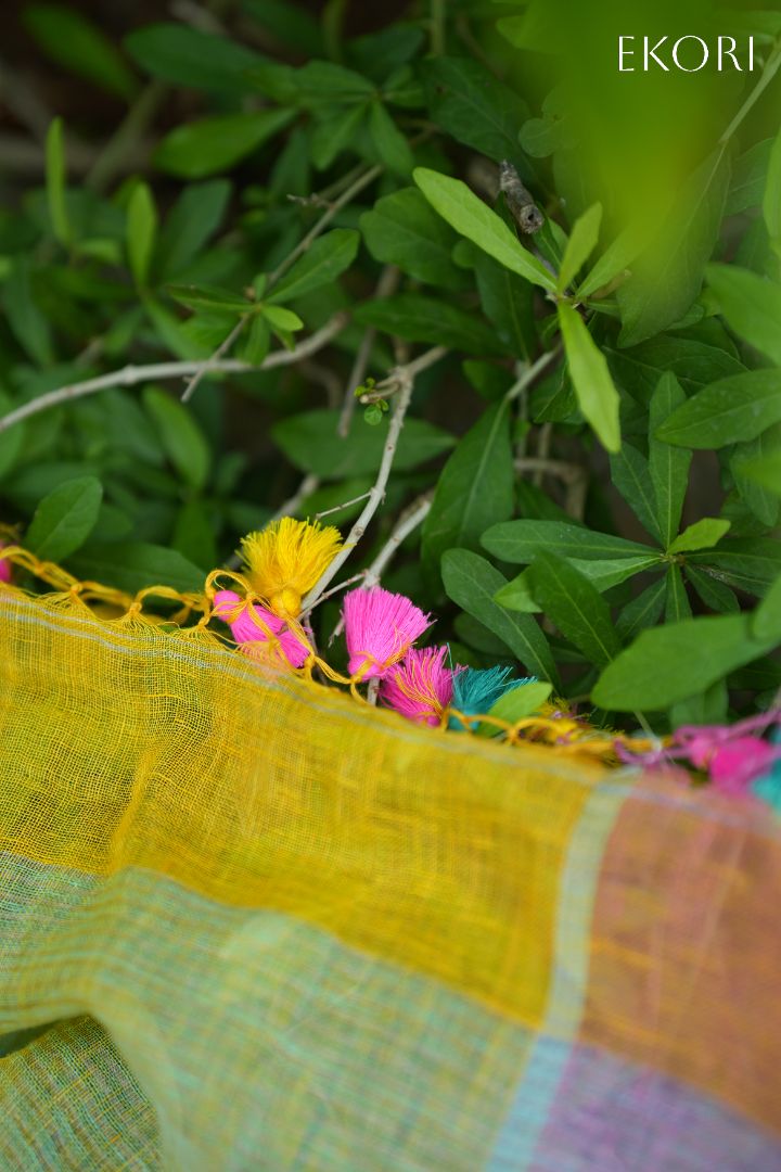 RangKhel Linen (Saree)