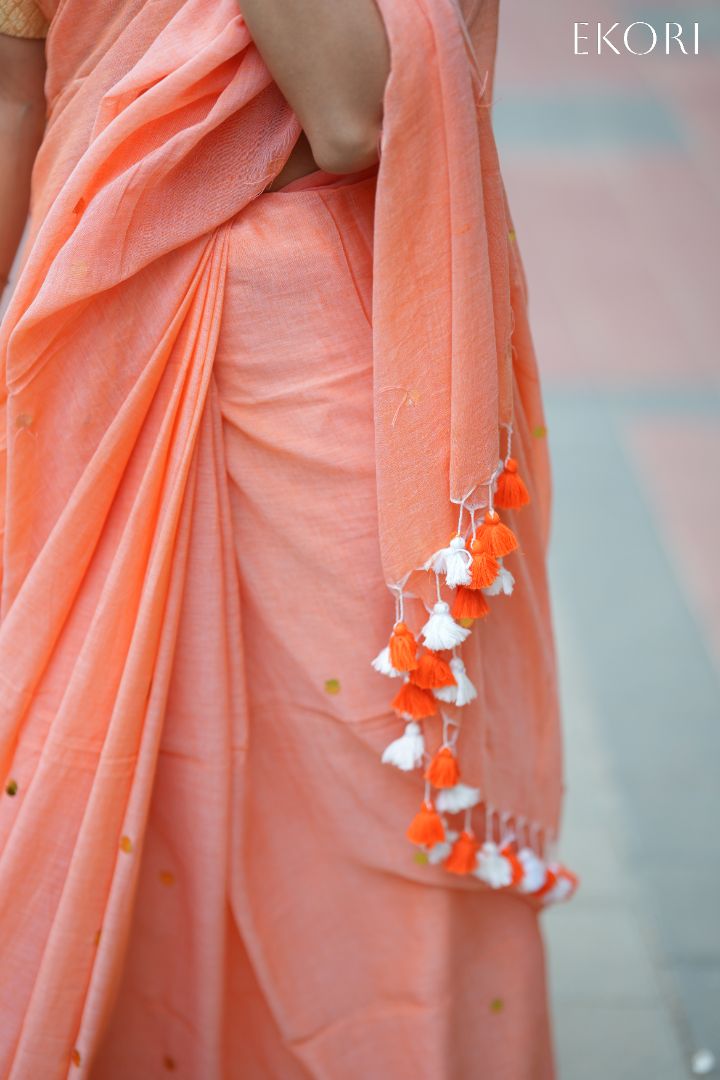Peachy Galaxy (Saree)
