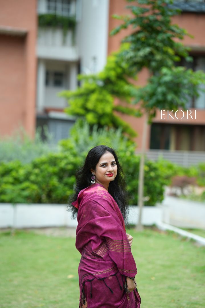 Pink Glow (Saree)