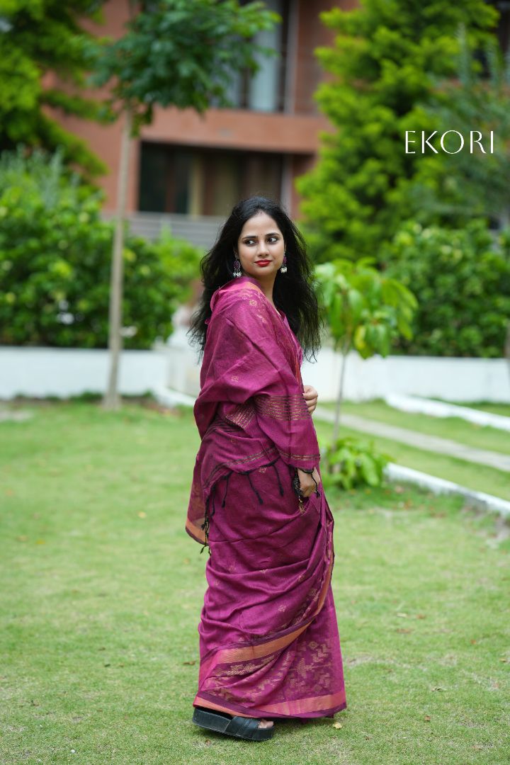 Pink Glow (Saree)