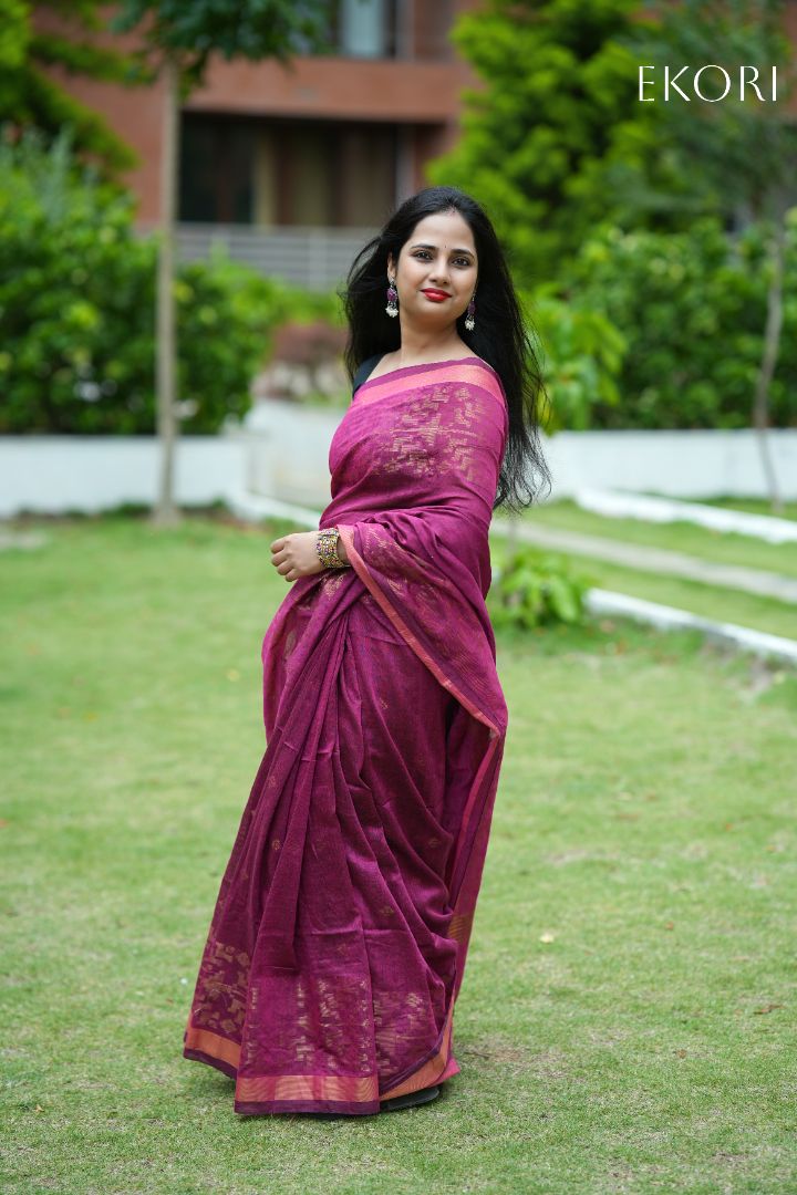 Pink Glow (Saree)