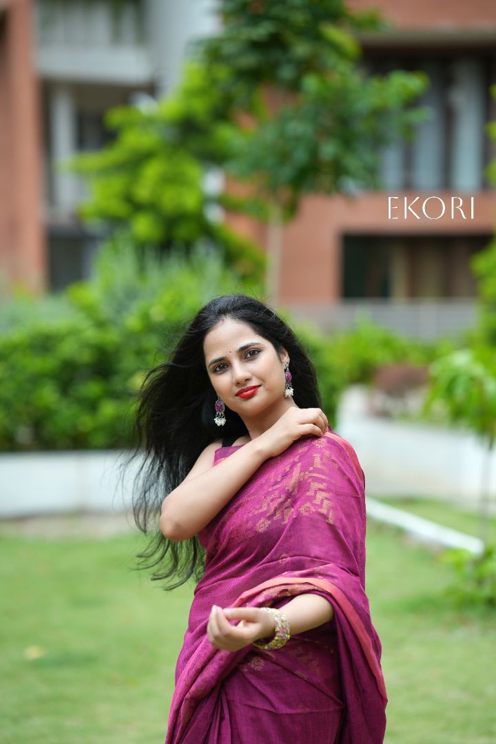 Pink Glow (Saree)