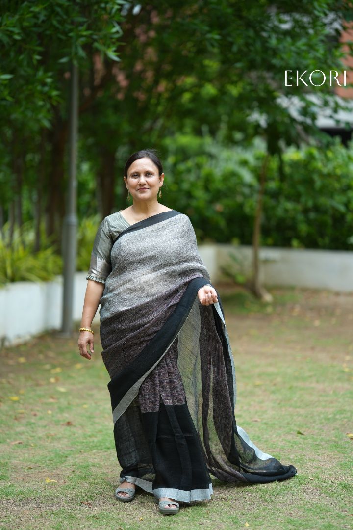 RehNoor Linen (Saree)