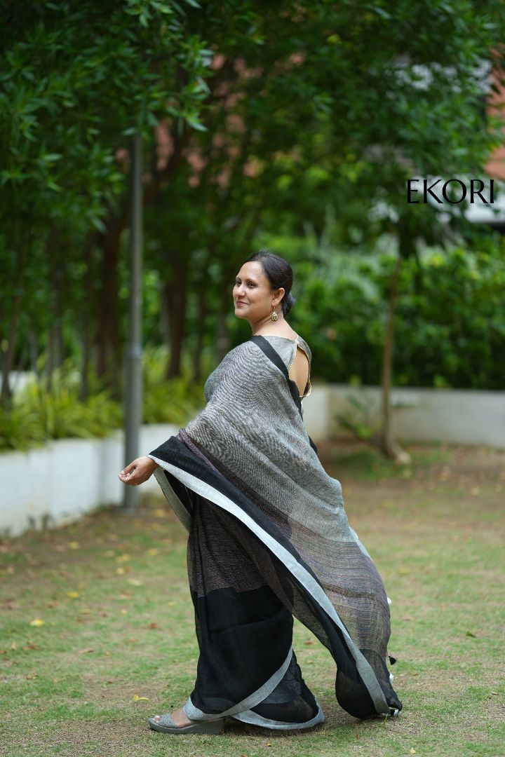RehNoor Linen (Saree)