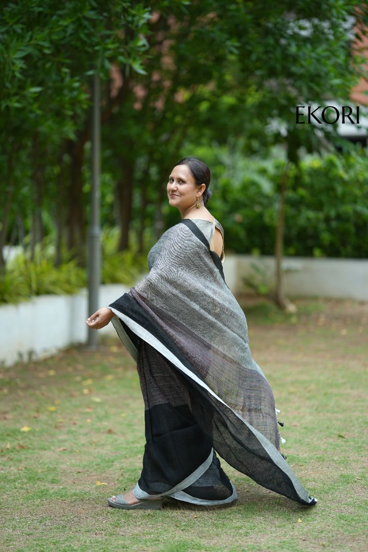 RehNoor Linen (Saree)