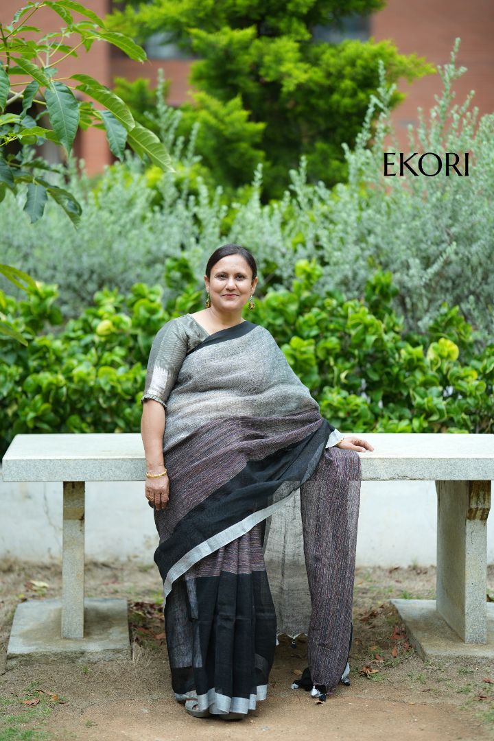 RehNoor Linen (Saree)