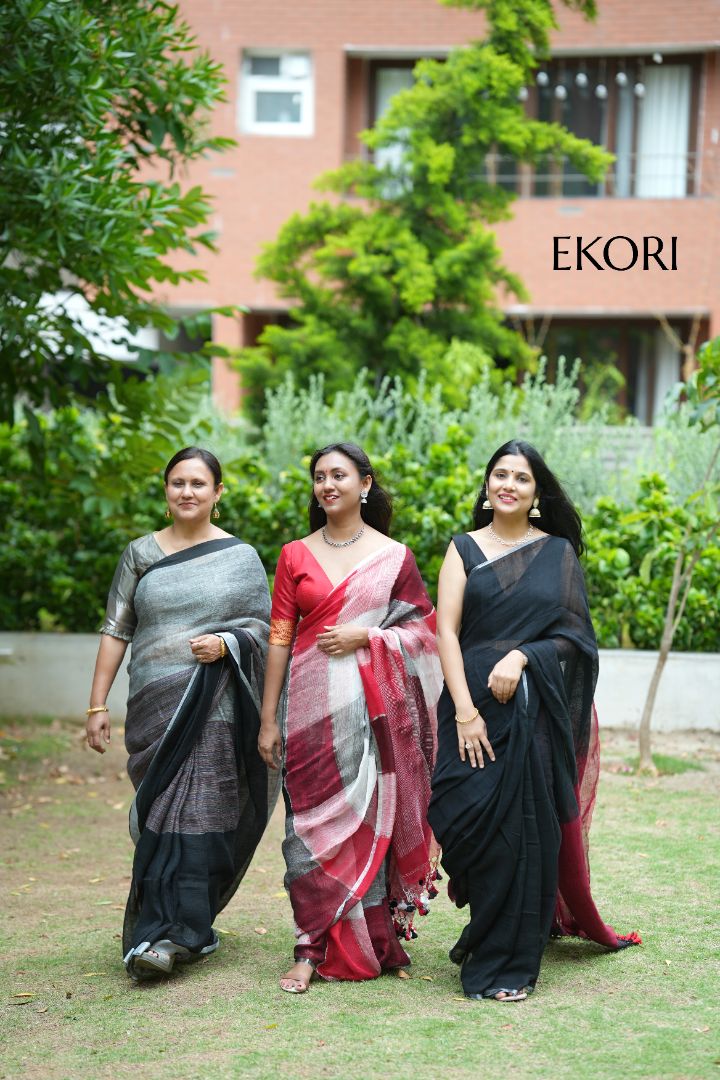 RehNoor Linen (Saree)