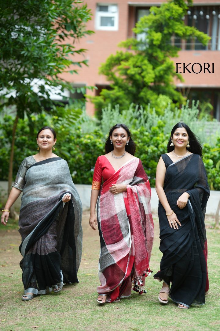 RehNoor Linen (Saree)