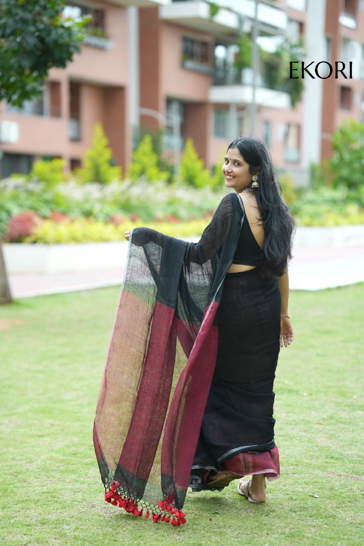 Maya Linen (Saree)