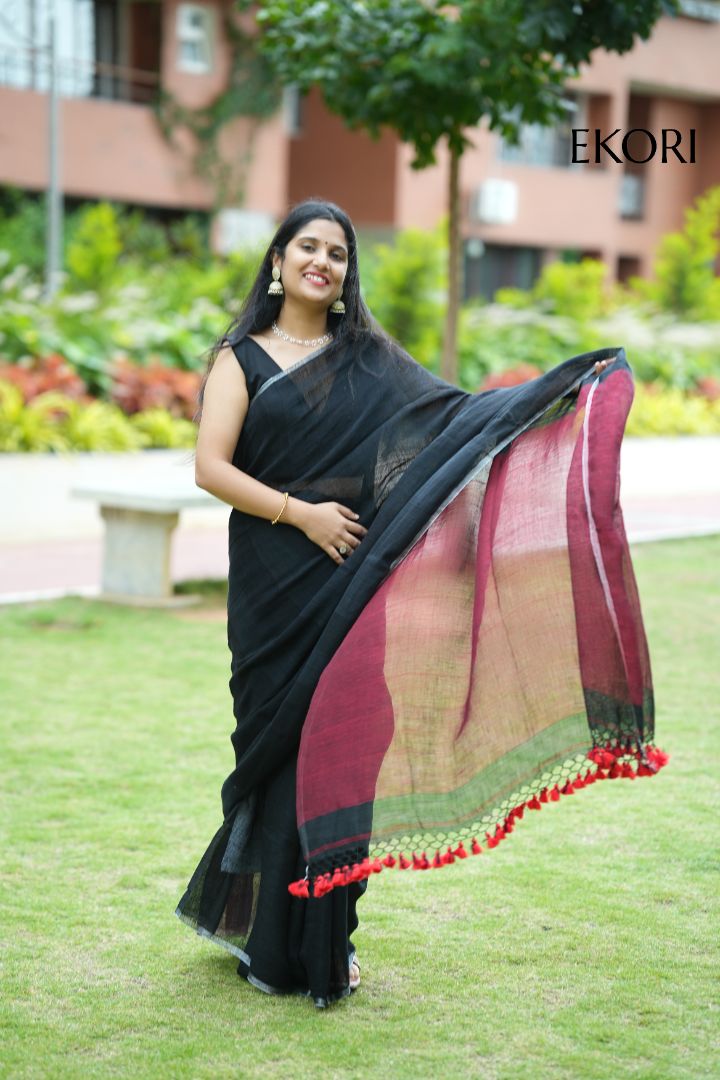 Maya Linen (Saree)