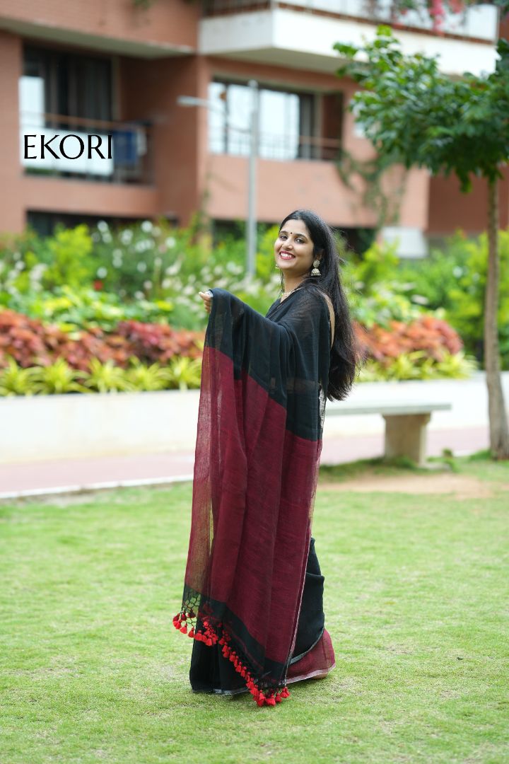 Maya Linen (Saree)