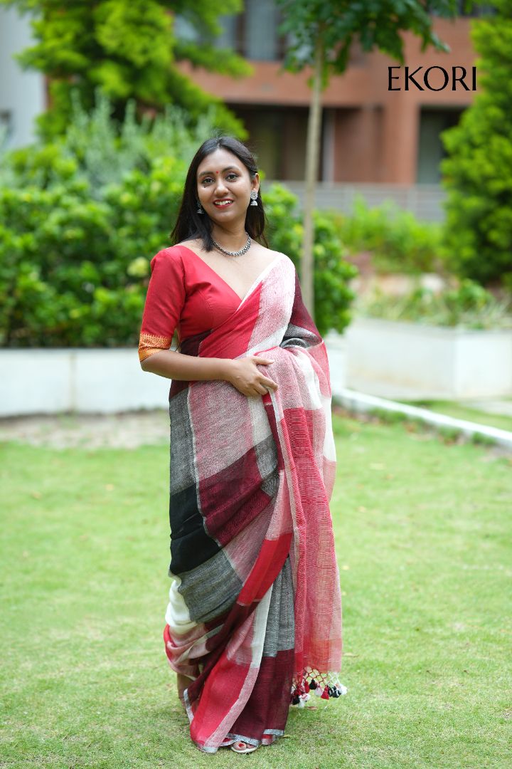 RangLeher Linen (Saree)