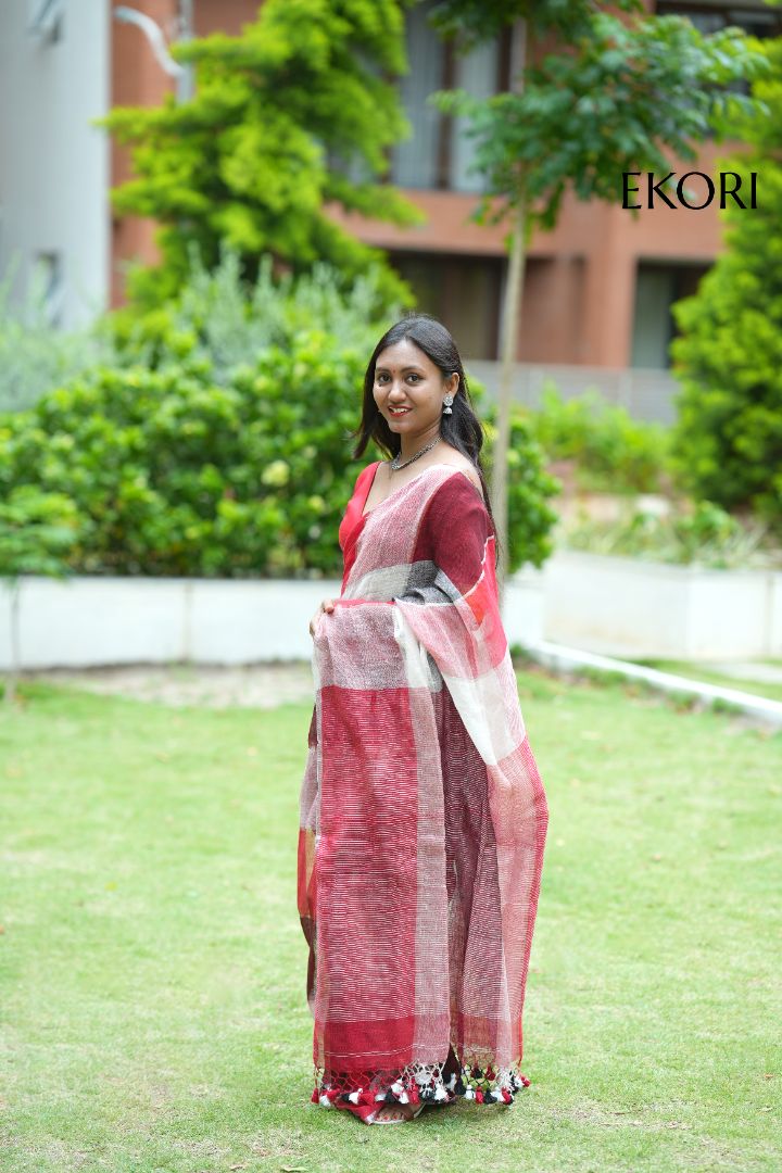RangLeher Linen (Saree)