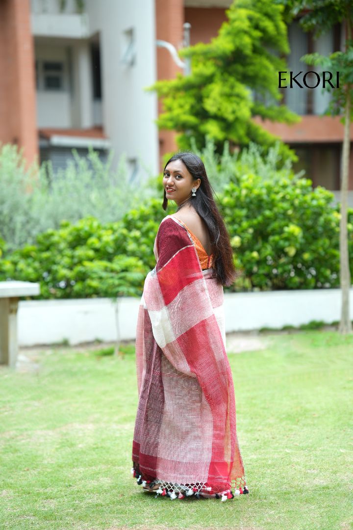 RangLeher Linen (Saree)