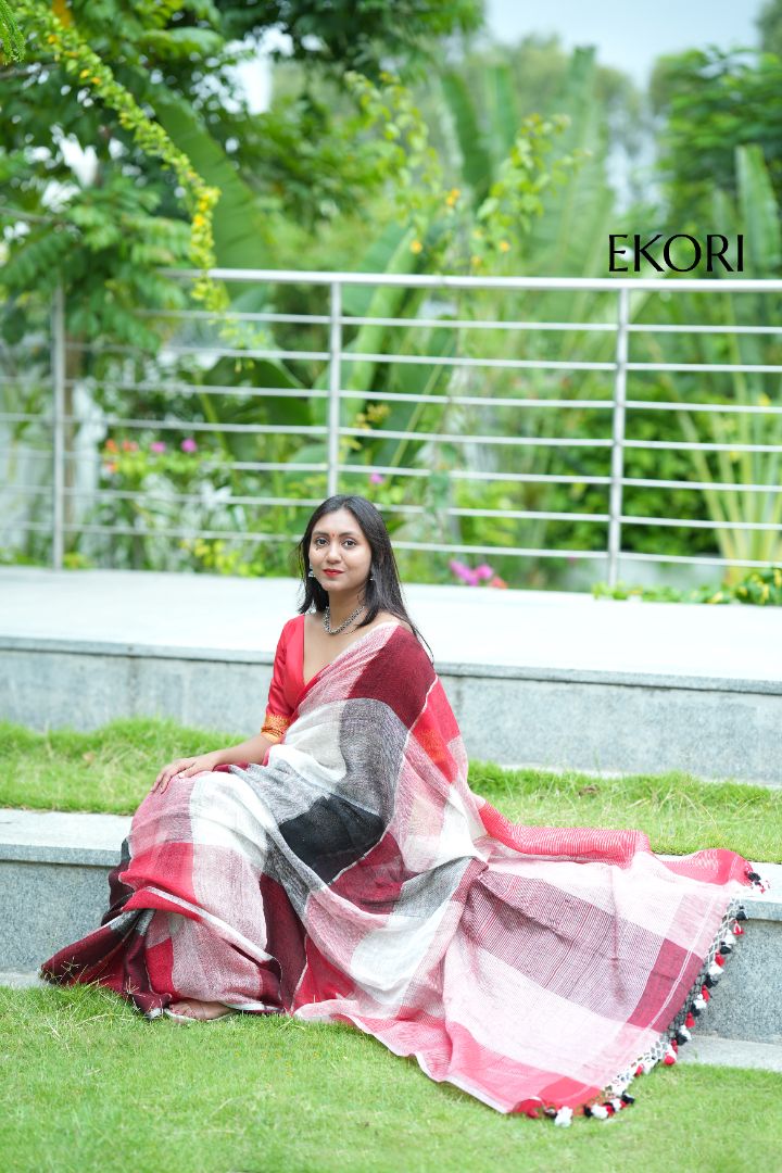 RangLeher Linen (Saree)