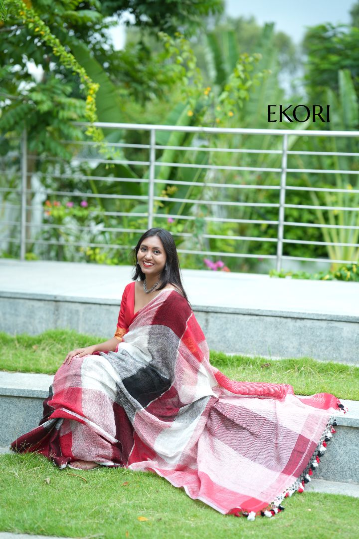 RangLeher Linen (Saree)