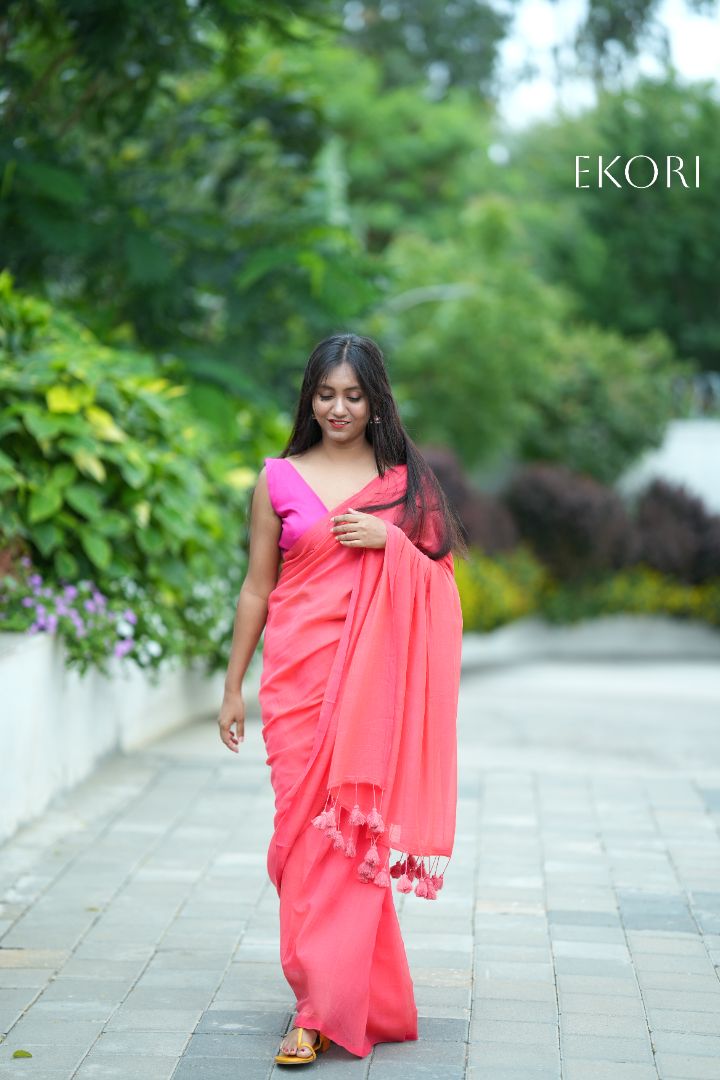 Sweet Peach (Saree)