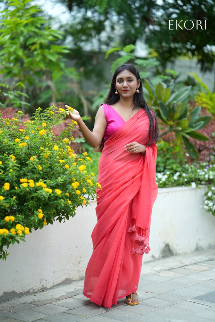 Sweet Peach (Saree)