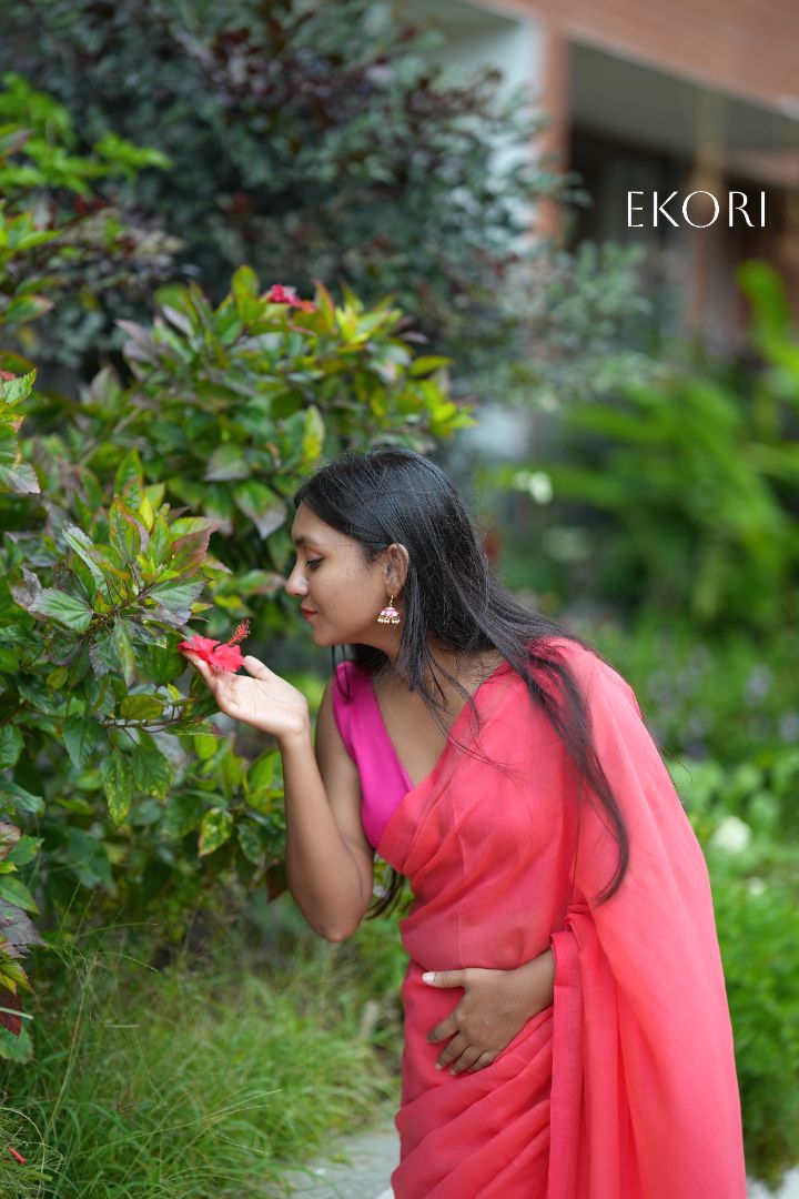 Sweet Peach (Saree)