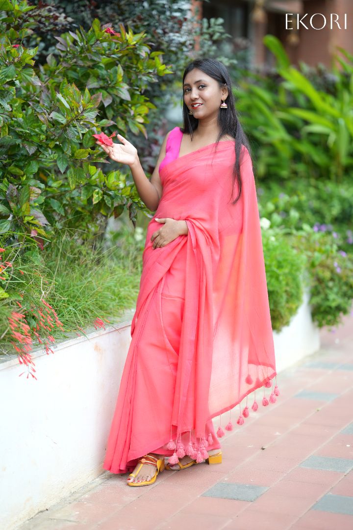 Sweet Peach (Saree)