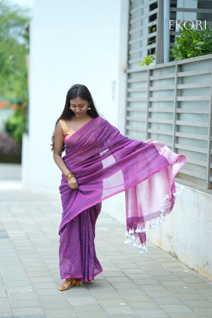 Purple Magic (Saree)