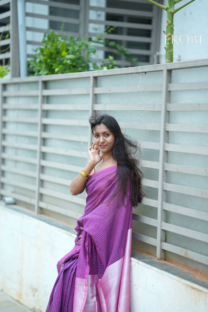 Purple Magic (Saree)