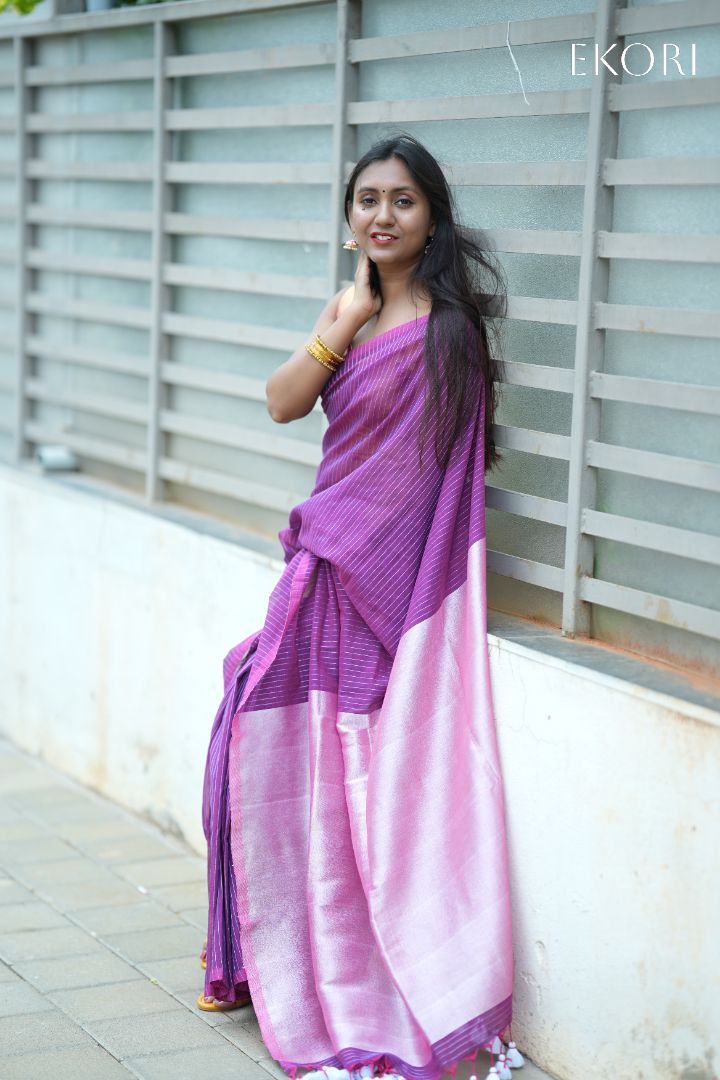 Purple Magic (Saree)