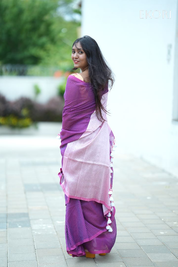 Purple Magic (Saree)