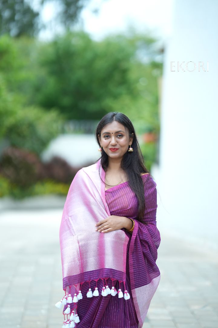 Purple Magic (Saree)