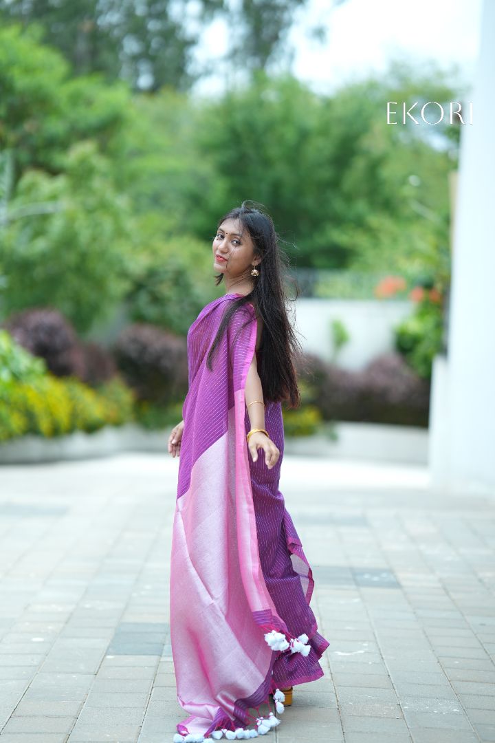 Purple Magic (Saree)