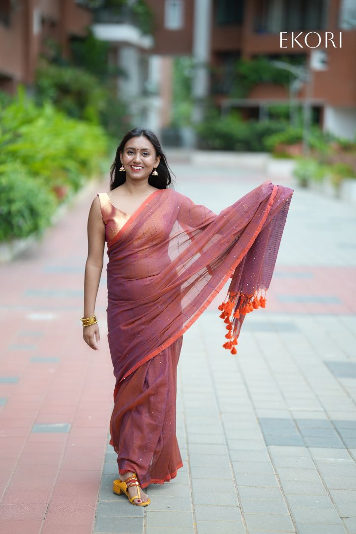 Rusty Shine (Saree)