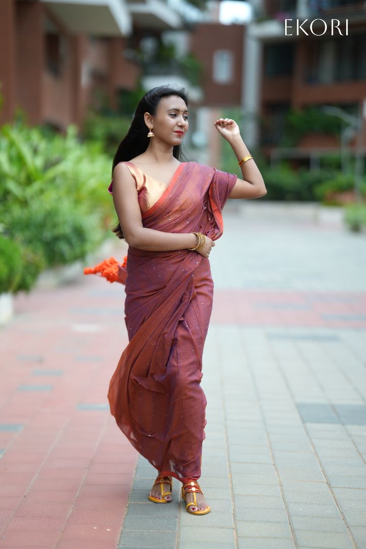 Rusty Shine (Saree)