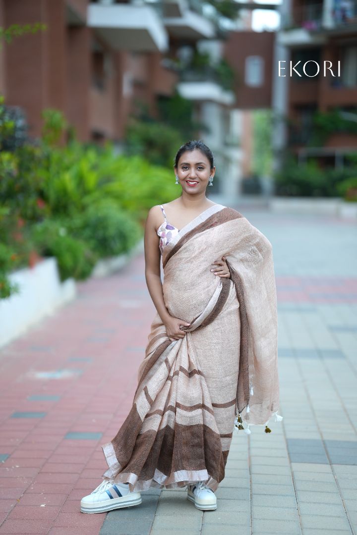BhoomiSang Linen (Saree)