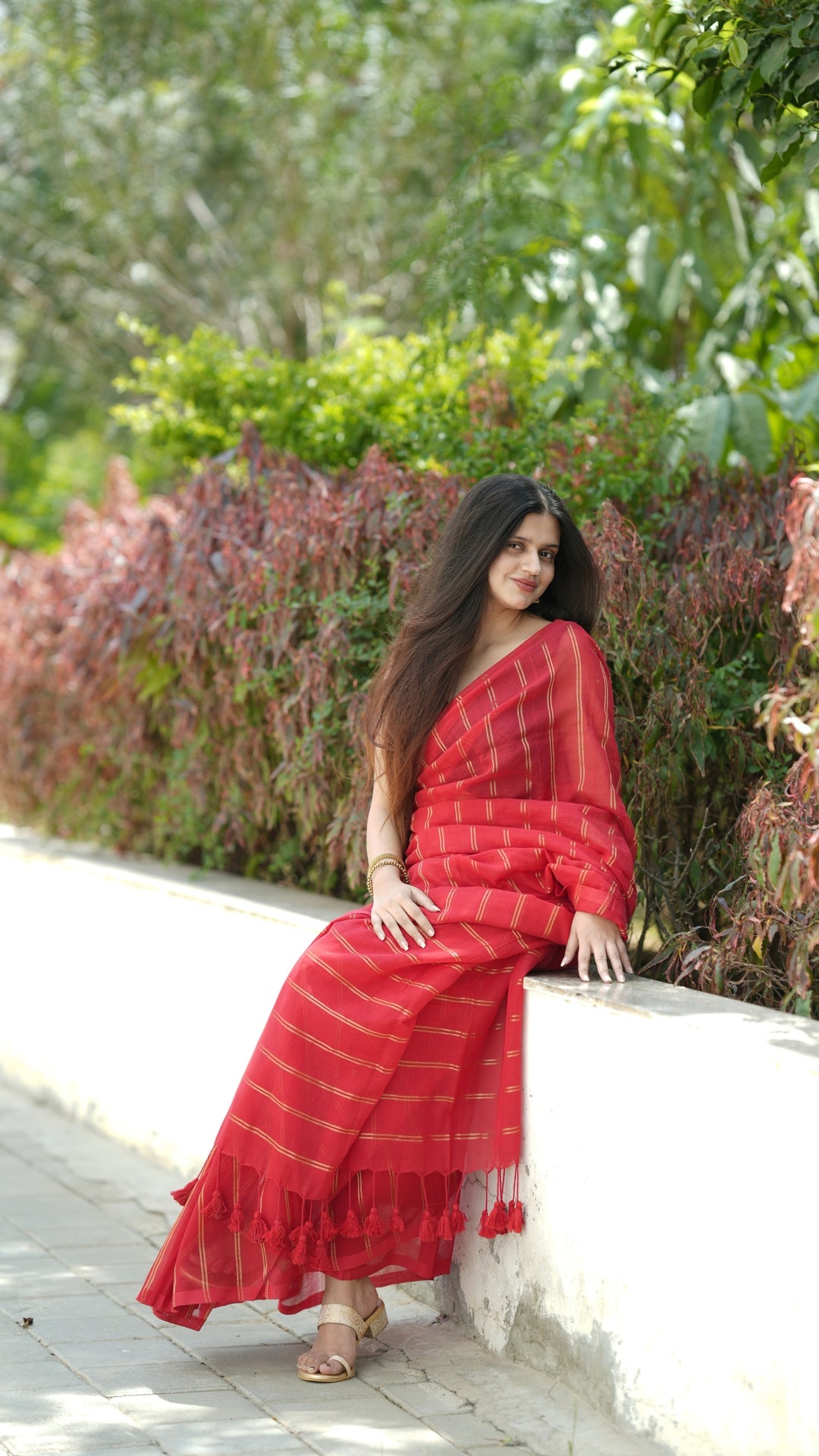 Crimson Noor (Saree)