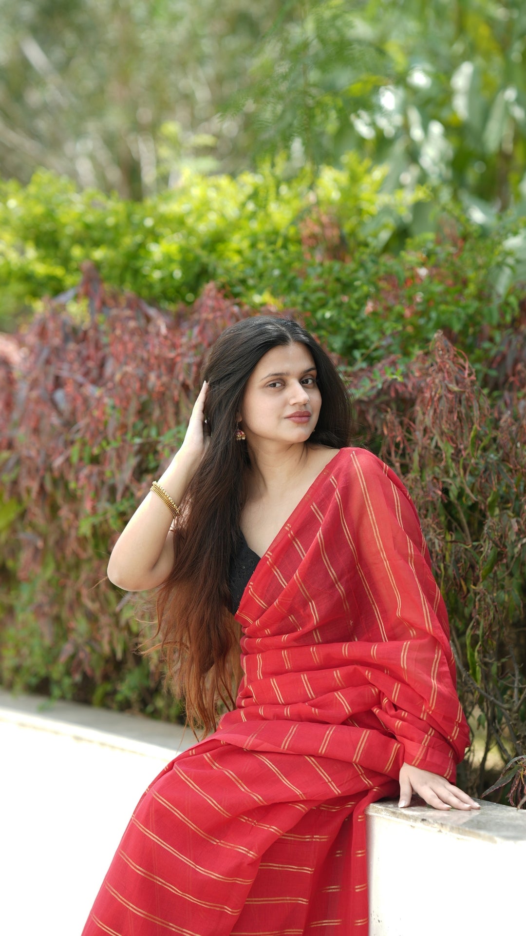 Crimson Noor (Saree)