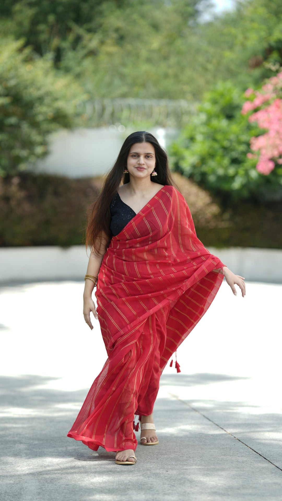 Crimson Noor (Saree)