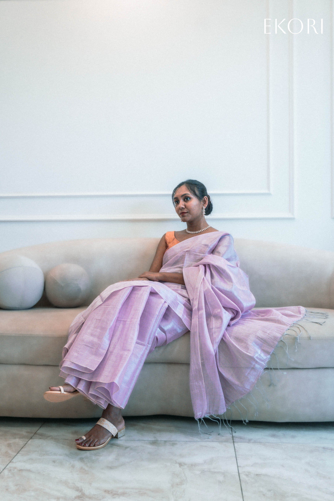 Lilac Rose (Saree)