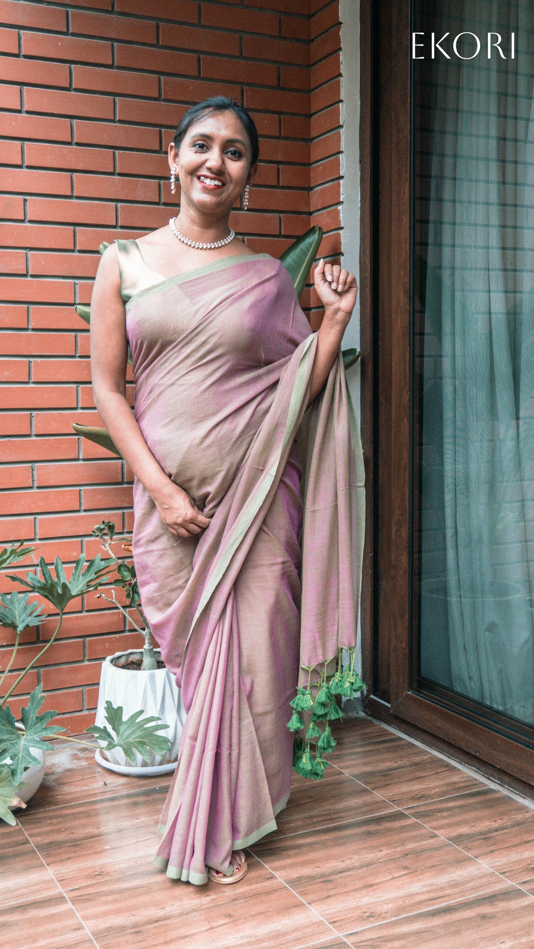 Rosy Radiance (Saree)